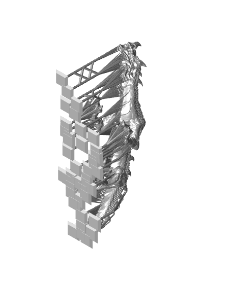 Cave Drakelings 3d model