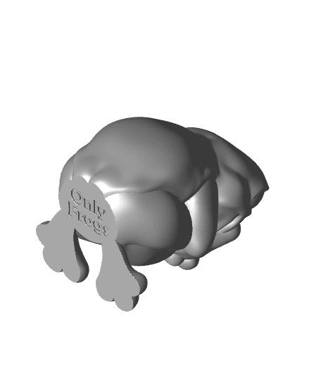 Speak No Evil Frog 3d model