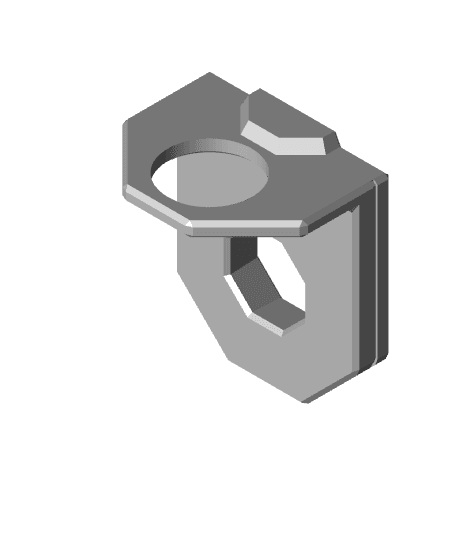 Multiboard Single Cavity Screwdriver, Plier, or Other Tool Holder 3d model
