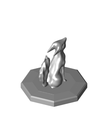 fictional fenic fox 3d model