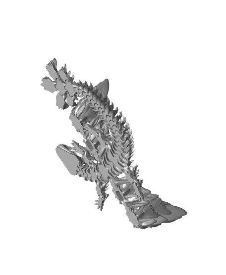 Big Glorious Dragon - Winged - Articulated - Flexi - Print in Place - No Supports - Fantasy 3d model