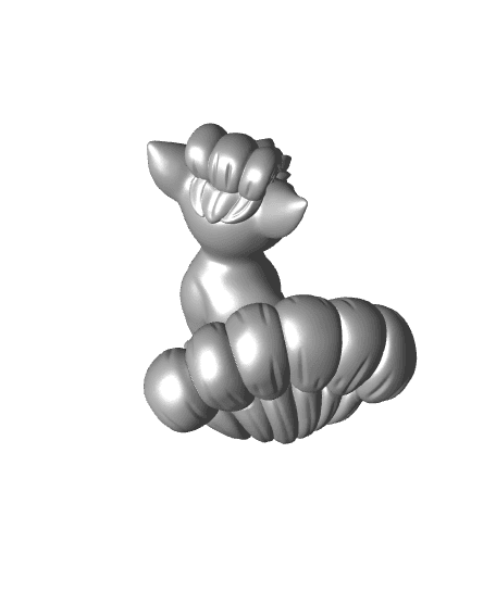 Life Sized Vulpix 3D Printer File STL 3d model