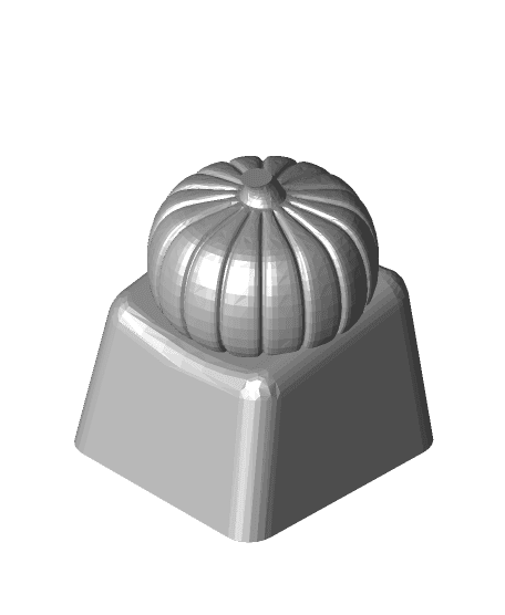 pumpkin keycap 3d model