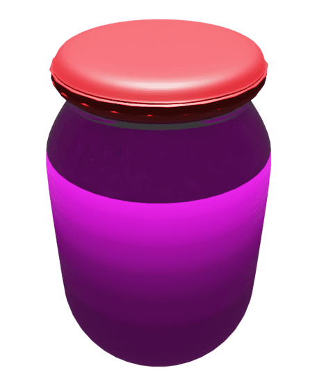 Ladu glass jar 3d model