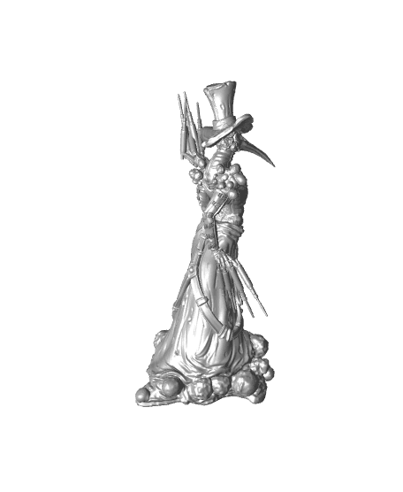 The Dr - Lady of Pox - PRESUPPORTED - Illustrated and Stats - 32mm scale			 3d model