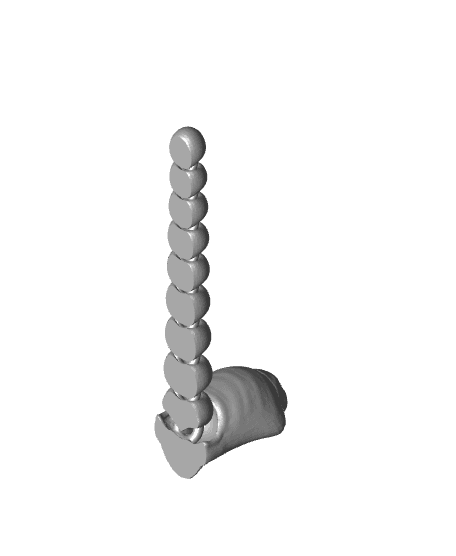 SIMPLE FLEXI COBRA - SUPPORT FREE - PRINT IN PLACE 3d model