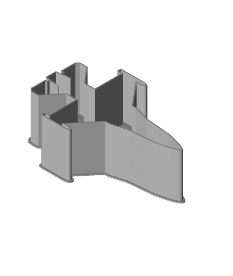 Jet Fighter, nestable box (v1) 3d model