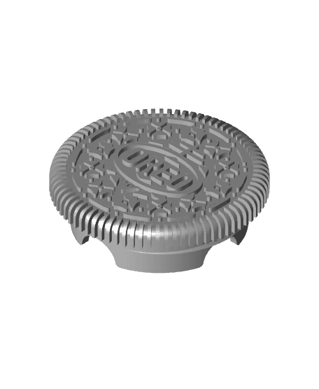 OREO COOKIE AIRTAG HOLDER: KEYCHAIN AND REGULAR VERSION FOR YOUR TRACKER 3d model