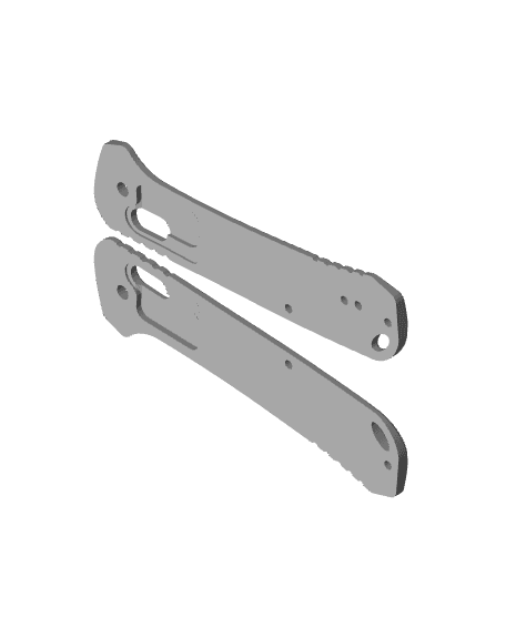 Textured Left Clip.stl 3d model