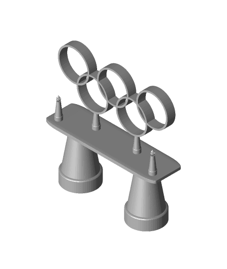 Olympics Logo 3d model