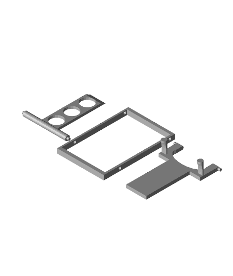 Foldable phone stand.stl 3d model