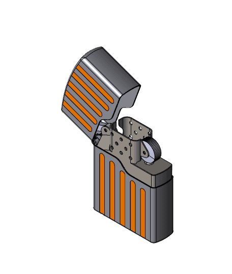 Zippo Lighter (Encendedor Zippo) 3d model