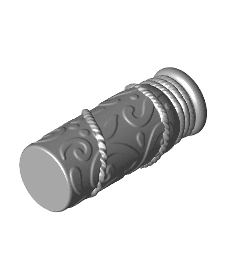 Dice Vial Container 3d model