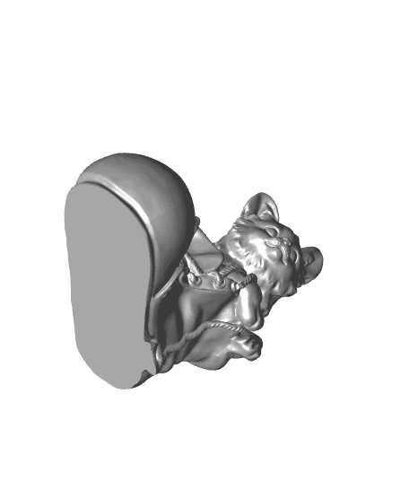 Cat in a boot 3d model