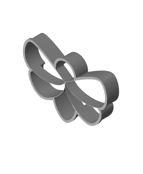 Butterfly Cookie Cutter, Biscuit Cutter 3d model