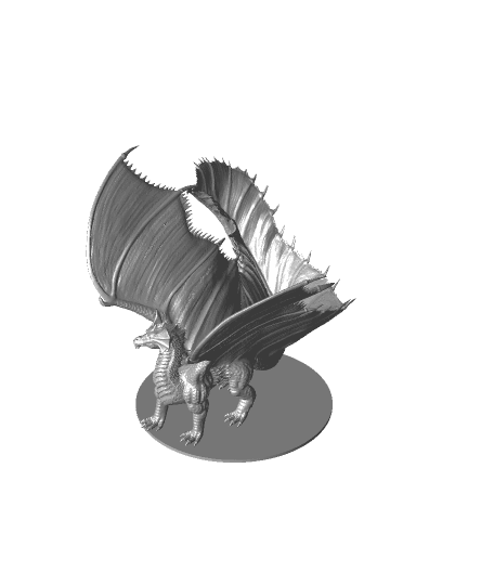Ancient Brass Dragon 3d model