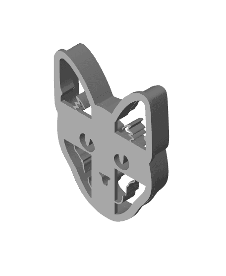 Cat Cookie Cutter, Biscuit Cutter 3d model