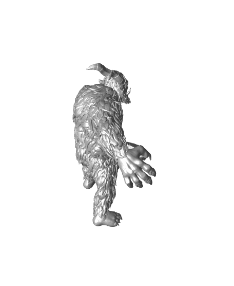 Frostridge Yeti (100mm Base) 3d model