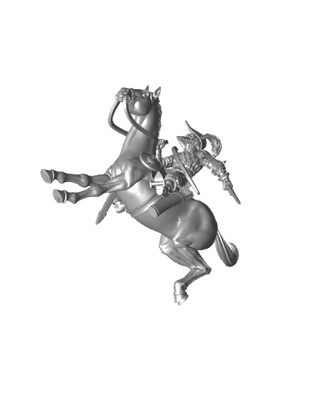 Folk Hero - With Free Dragon Warhammer - 5e DnD Inspired for RPG and Wargamers 3d model