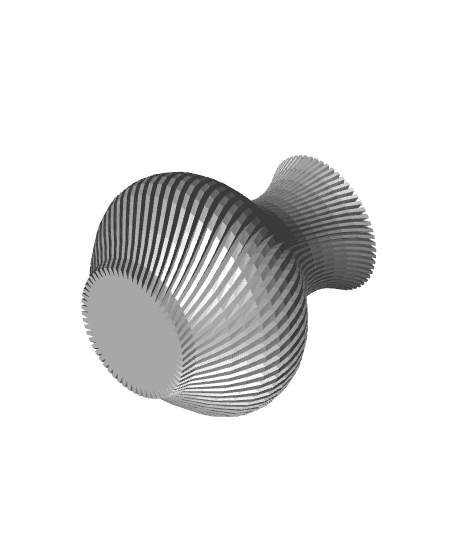 Spiral Vase Set - 4 Designs 3d model