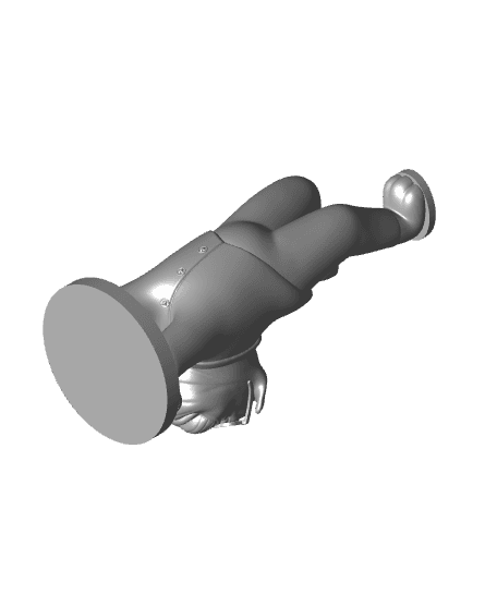 Pug Controller Holder (Updated) 3d model