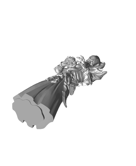 F Mindflayer B - With Free Dragon Warhammer - 5e DnD Inspired for RPG and Wargamers 3d model