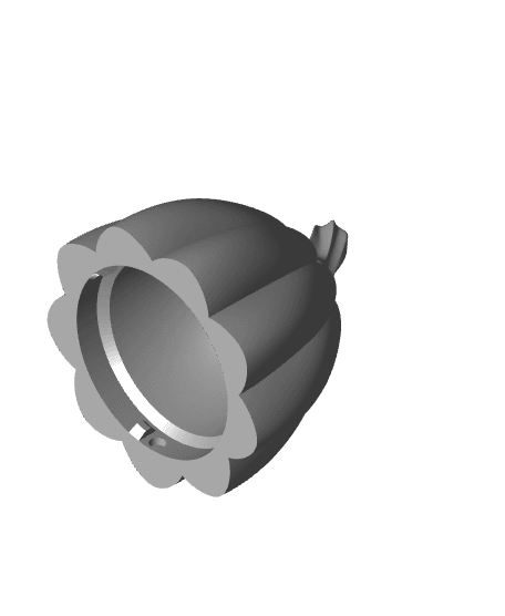 Pumpkin Egg 3d model