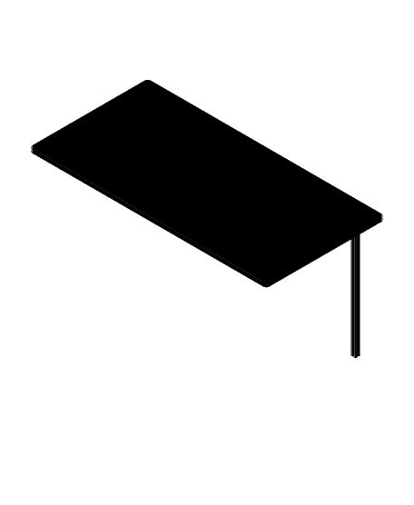 Folding Table Leg Hinge 3d model