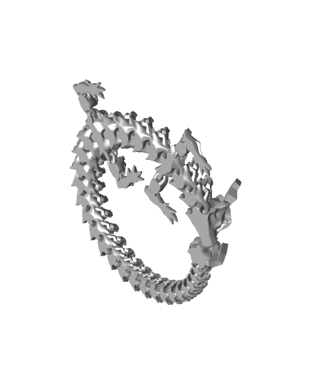 Pyrite Dragon - Articulated Dragon 3d model