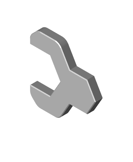 Quick Wrench 22mm 3d model
