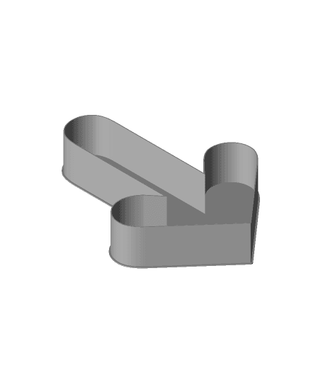 HEAVY ROUND-TIPPED RIGHTWARDS ARROW, nestable box (v1) 3d model