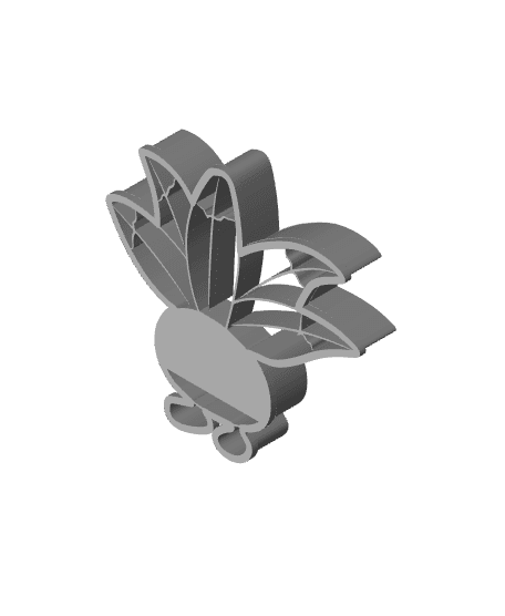 Pokemon Cookie Cutter, Biscuit Cutter 3d model