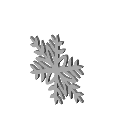 Snowflake 4 3d model