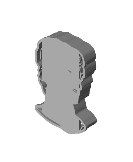 Roma Cookie Cutter, Biscuit Cutter 3d model