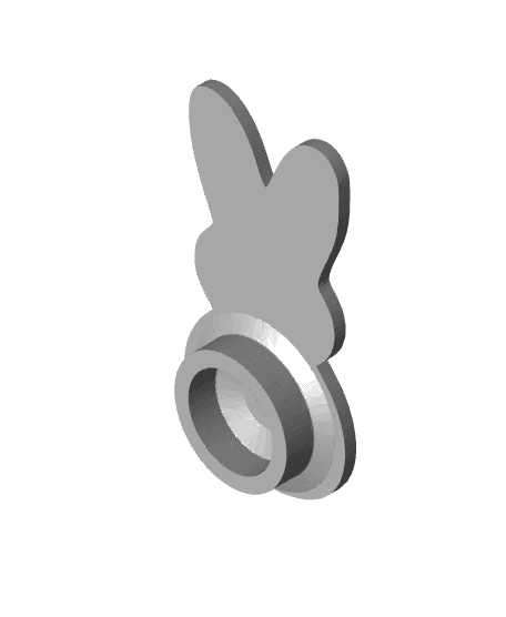Easter Bunny for Giant LEGO Wreath (Inverted Eyes) 3d model