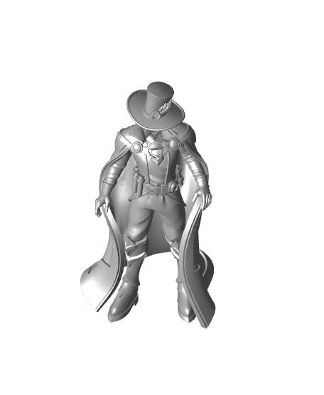 Masked Highborn Warlock | Tabletop D&D, TTRPG Mini  3d model