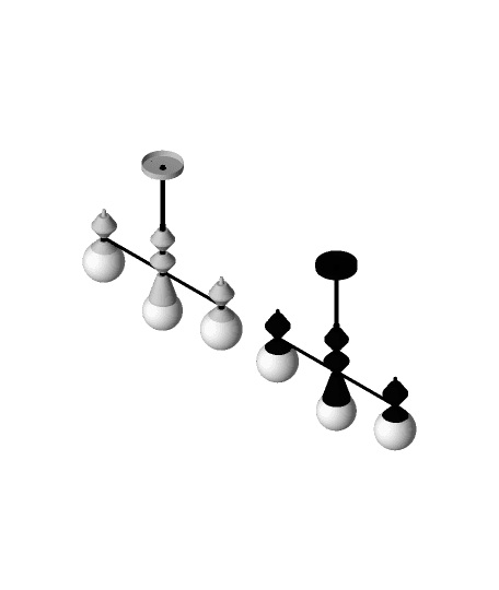 Dome V3 lamp, SKU. 5255 by Pikartlights 3d model