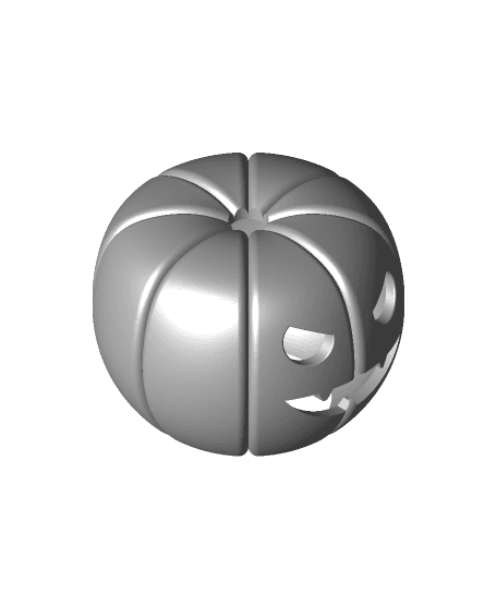 Pumpkin Pals - Jack O Lantern - Angry 3d model