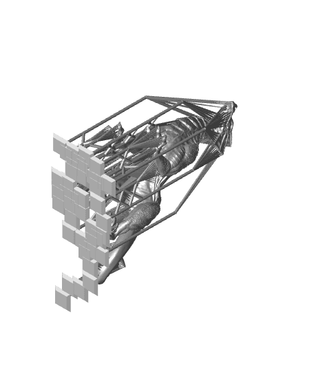 Cave Drakeling - B 3d model
