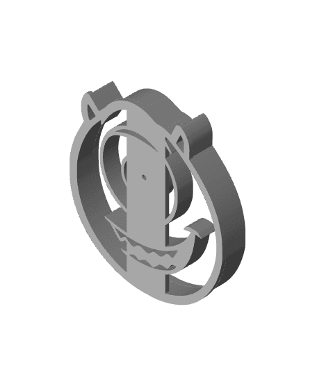 Monster Cookie Cutter, Biscuit Cutter 3d model