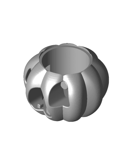 PERFECT PANICKED PUMPKIN PLANTER (ALL SIZES) 3d model