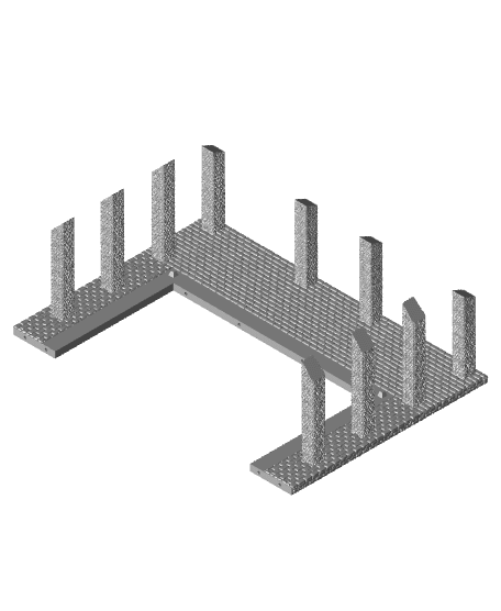 Modular Longhouse - Huge Terrain 3d model