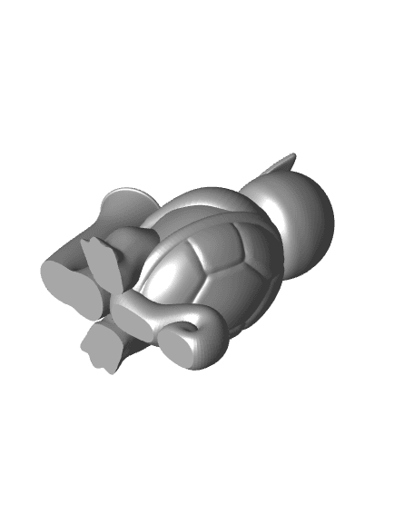 Squirtle Saxophone - No Supports - Print In Place 3d model