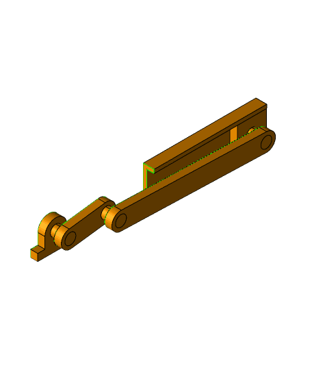 Slider Crank Mechanism  3d model