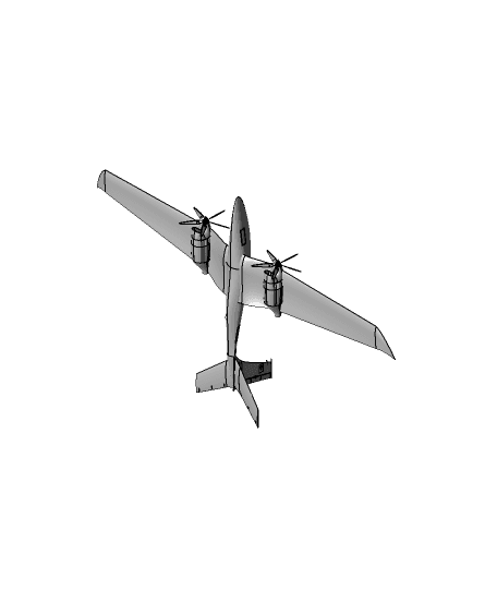 Akıncı UAV.STEP 3d model