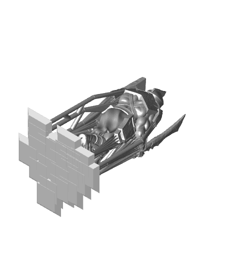 Half Orc Fighter 3d model
