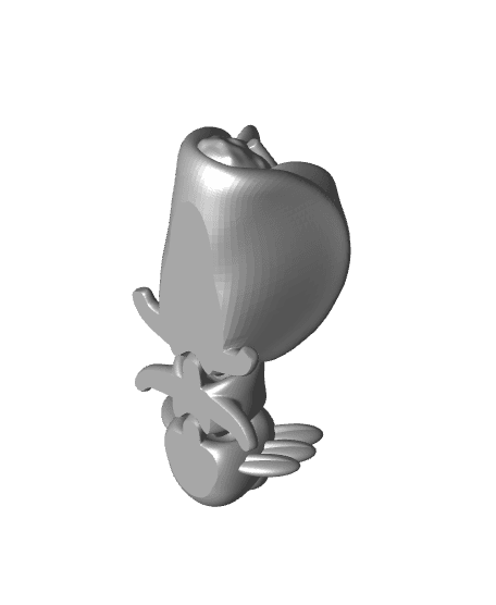 Cute Flexi Axolotl - Tacolotl 3d model