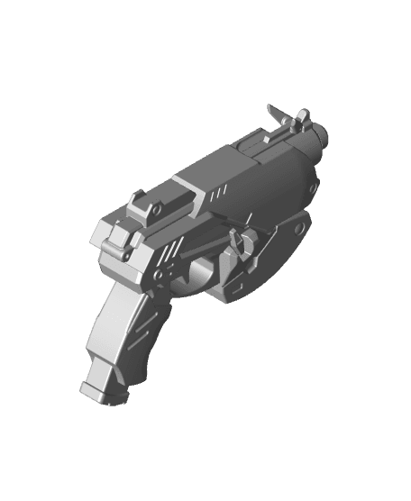 Overwatch D.Va Light Gun Pistol 3d model