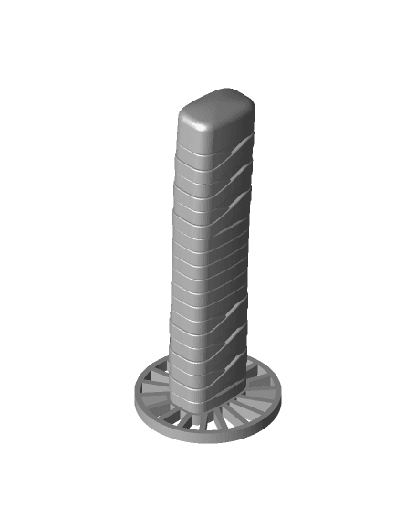 Tanjiro's 1st Print-in-Place Collapsing Katana - 3D model by 