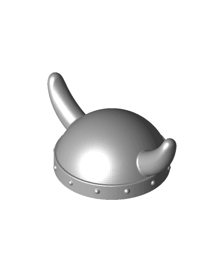 Wearable viking helm - Print in place - Halloween costume! 3d model